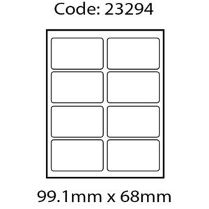Abba 23294 Label - 8 sheet