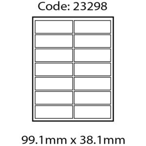 Abba 23298 Label - 14 sheet