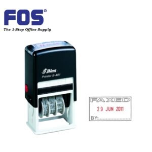 Shiny S-403 Self Inking Date Stamp With Faxed