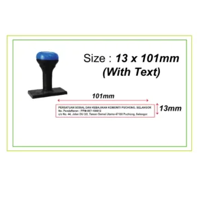 Normal Rubber Stamp 13101