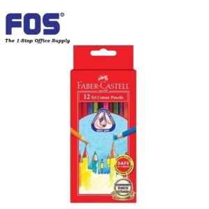 Faber Castell Tri Colour Pencil 115833 -12L <12 Colour>