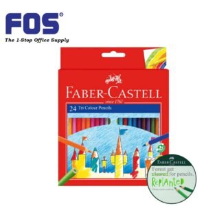 Faber Castell Tri Colour Pencil 115834 -24L <24 Colour>