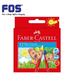 Faber Castell Wax Crayon 122412 - 12 Colour