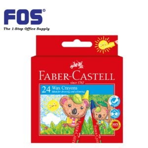 Faber Castell Wax Crayon 122424 - 24 Colour