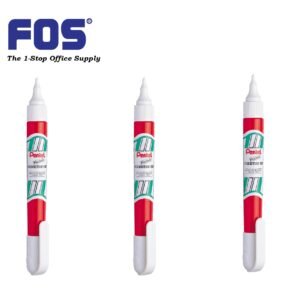 Pentel ZLC21-W 7ml Correction Pen (Red Body)
