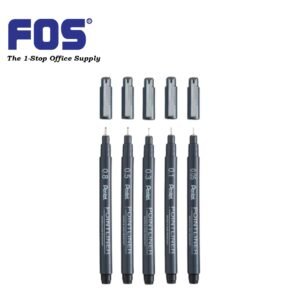Pentel Pointliner S20P Plastic BRL - Black