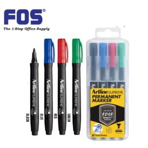 Artline EPF-700/4PW1 Supreme Permanent Marker - Black, Blue, Red, Green