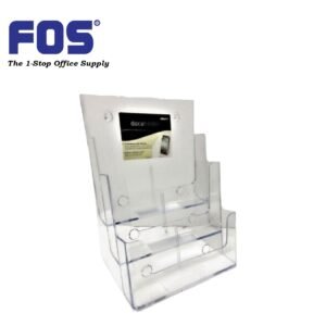Deflect -O DD77301 A4 3 Compartment Brochure Holder