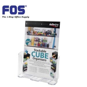 Deflect-O DD77001 A4 1 Compartment Brochure Holder