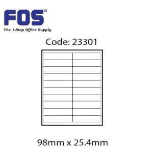 Abba Inkjet Label 23301