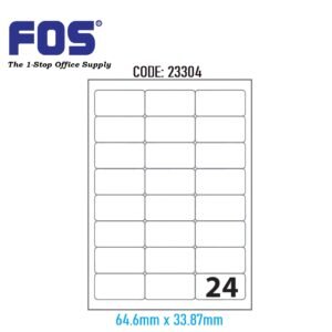 Abba Inkjet Label 23304