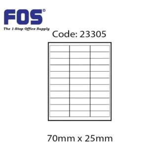 Abba Inkjet Label 23305