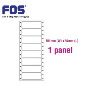 Computer Label 1.5"X4" - 1 Panel