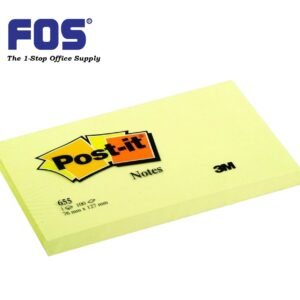 3M Post IT Note 655 3"X5" - Yellow