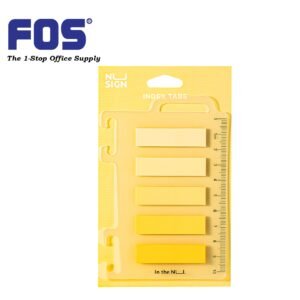 Deli Index Tabs #NUDIGN ENS356-YL - Yellow