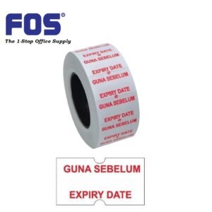 Price Label Roll MX5500 @ Guna Sebelum / Expiry Date