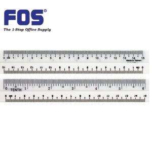 High Class Straight Ruler 6" 15cm