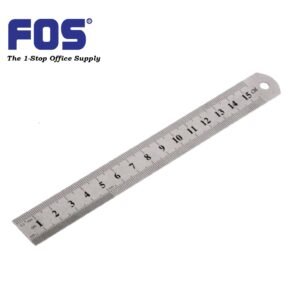 Hippo Steel Ruler 6" 15cm