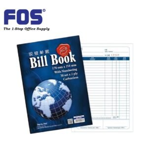 SBS NCR Cash Bill Book SBS0007 7"X10"