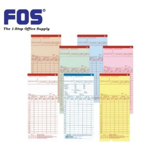 Time Punch Card With Hole 100's