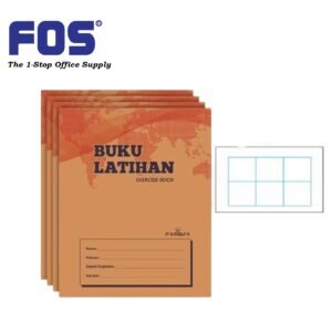 FAMOSA Kraft Exercise Book 80 pages - Big Square