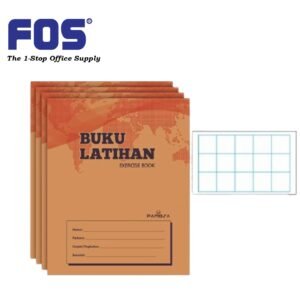 FAMOSA Kraft Exercise Book 80 pages - Medium Square