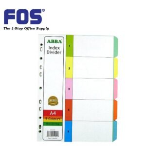 ABBA Paper Index Divider - 5 Color