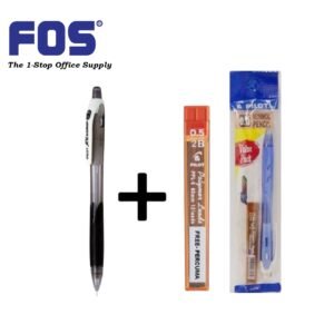 PILOT Rexgrip Mechanical Pencil 0.5mm + Lead (Value Pack)