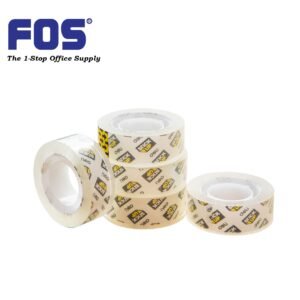 DELI Stationery Tape Transparent E30014 12mmX20yrd