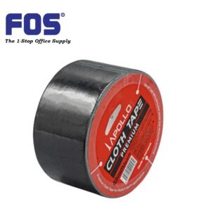 APOLLO Cloth Tape 48mmX6yrd - Black