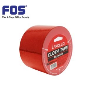 APOLLO Cloth Tape 48mmX6yrd - Red