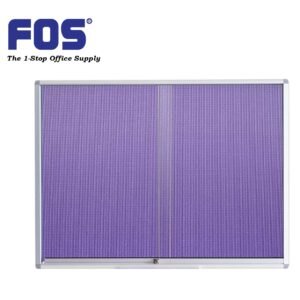 Sliding Glass Foam Notice Board