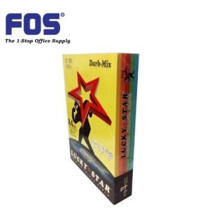 LUCKY STAR Color Paper A4 80gms - Mixed Dark