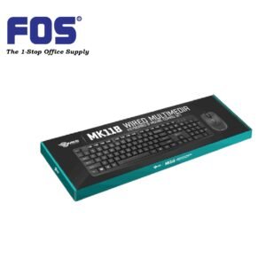 DMES MK118 Wired Multimedia Keyboard + Mouse (Combo Pack)