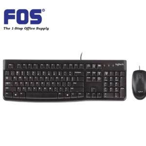 LOGITECH MK120 Wired Keyboard + Mouse (Combo Set)