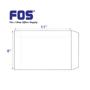 WHITE ENVELOPE 8"X11"