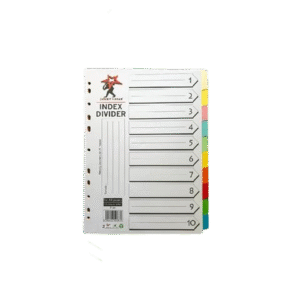 Lucky Star Paper Index Divider - 10 Colour
