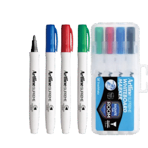Artline EPF-507/PW1 Supreme Whiteboard Marker - Black, Blue, Red, Green