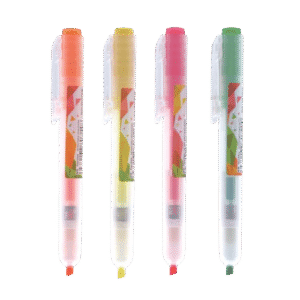 M&G Retractable Fluo-Click Highlighter