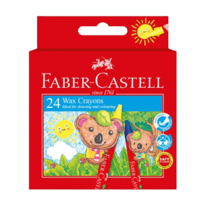 Faber Castell Wax Crayon 122424 - 24 Colour
