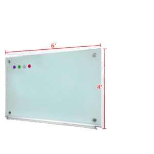 Magnetic Glass Board MGW1218 120cm X 180cm (4'X6')