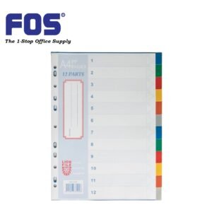 LION PP Index Divider 12 Color